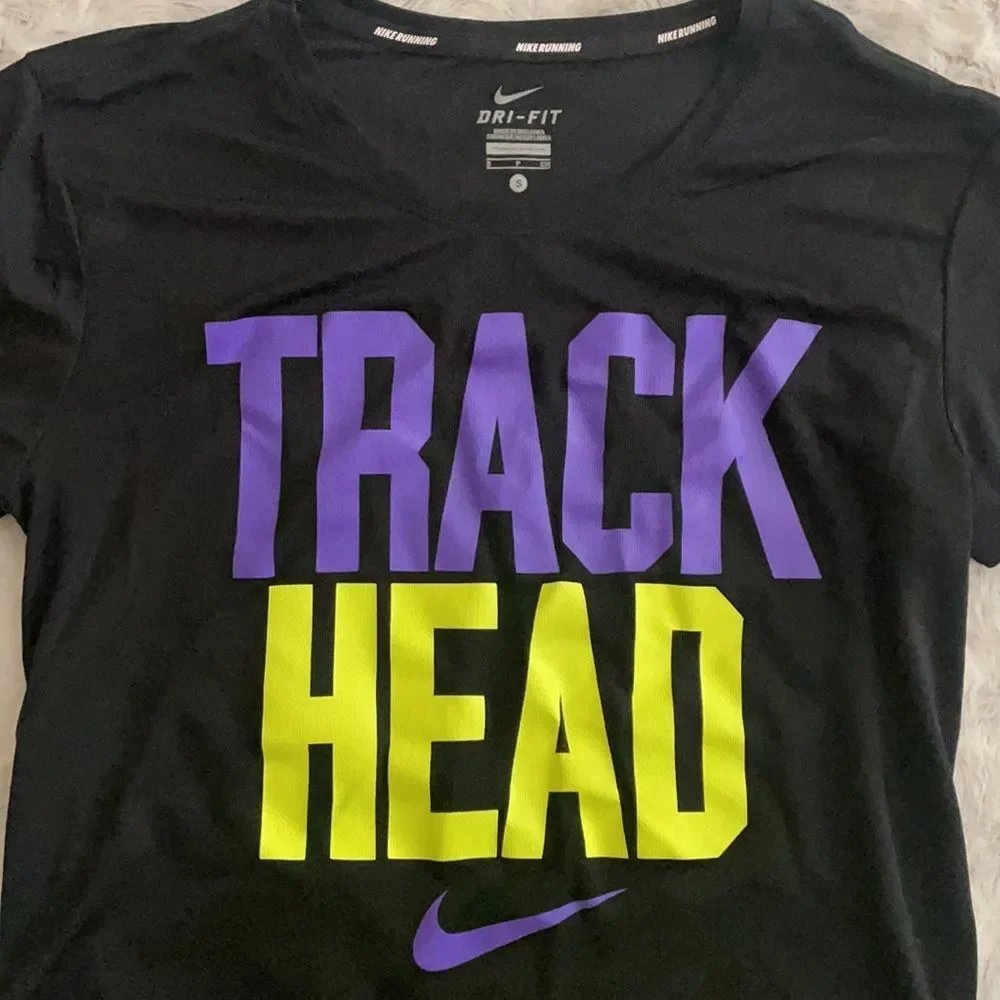 Nike dry fit black purple yellow bundle small track head